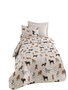 L'essentiel linge de maison Havhav - Cream - Juego de colcha acolchada individual